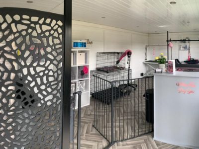 Luton Garden Room Dog Groomer Finished Inside Piece