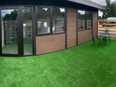 Luton Garden Room Dog Groomer Finished Outside Piece