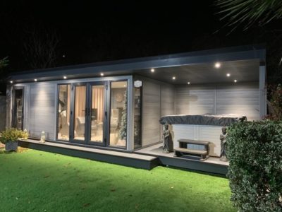 Lutun Garden Room Used As A Gym And Bar Outside Shot