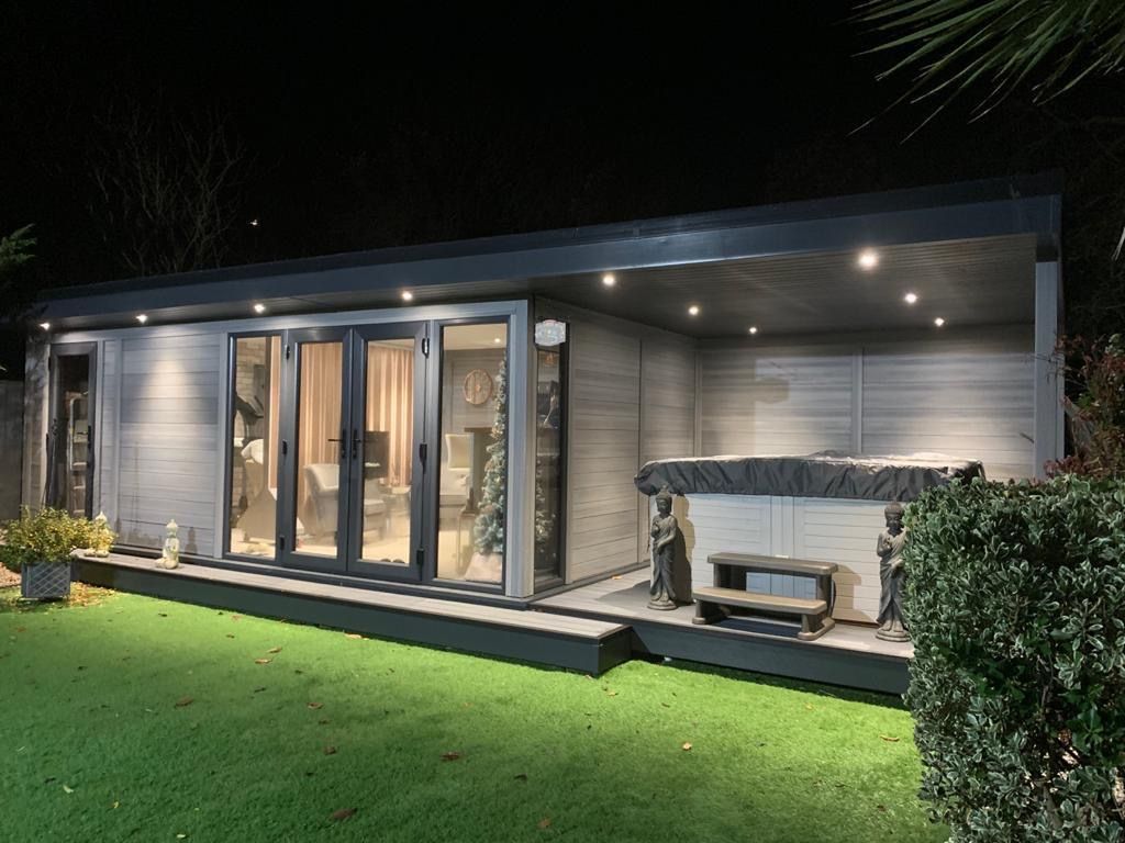 Lutun Garden Room Used As A Gym And Bar Outside Shot