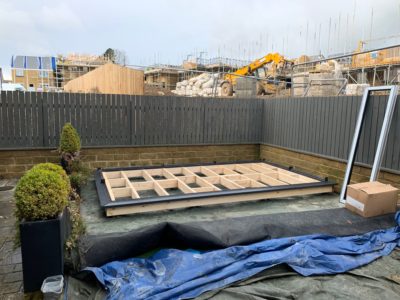 Lutun Garden Room Used As Hair Dresser In Mid Construction Copy